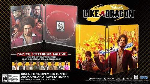 Yakuza: Like A Dragon Day Ichi Steelbook Edition Ps4
