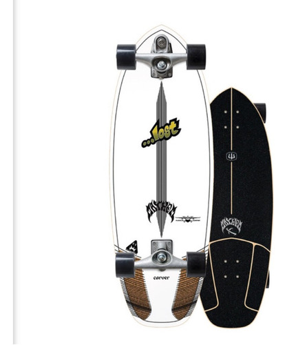 Tabla Surf Skate Carver Modélelo Puddle Jumper Ejes C7