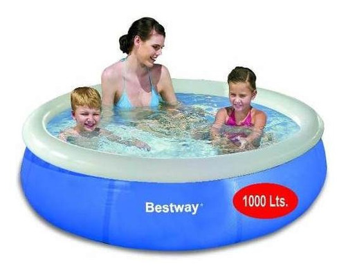 Piscina Bestway Inflable Gomon Redonda 1000 Litros