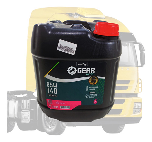 Maxon Garrafa Oleo Transmissao 85w140 Gl5 20 Litros