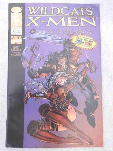 Wildcats X-men The Golden Age 3-d Edition With Glasses 1997