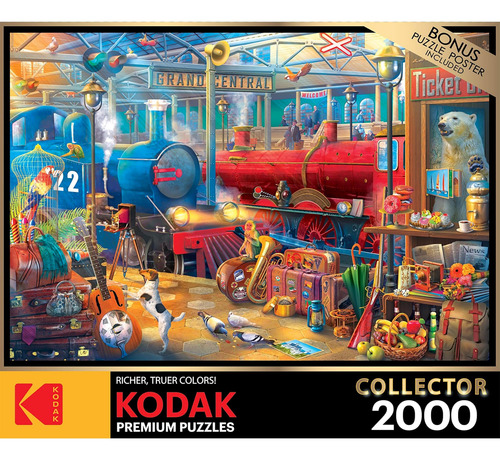 Roseart Kodak Collector Estación De Tren Rompecabezas De