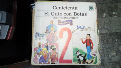 Lp Cenicienta El Gato Con Botas Cuentos In Acetato,long Play