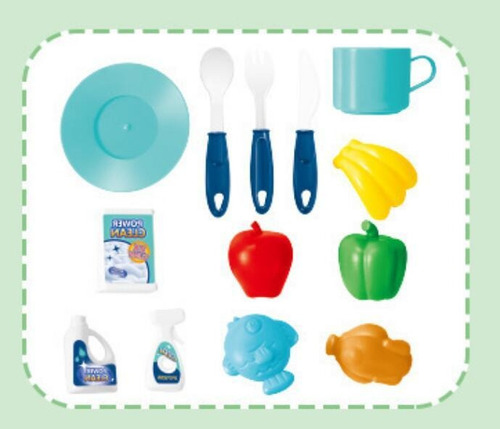 Kit Infantil Con Lavabo Y Accesorios - I Got Real Water