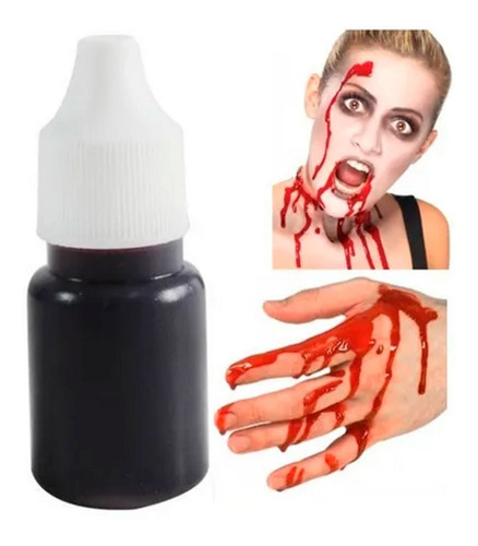 Sangre Falsa X 12 Unidades Halloween Maquillaje Artistico. 