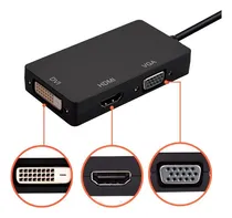 Comprar Adaptador Conversor Mini Display Port A Vga Hdmi Dvi (3 Sal)
