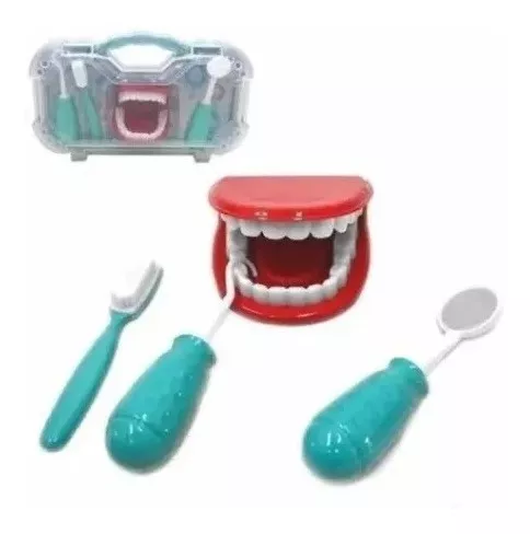 O meu 1º Kit de Dentista, Brinquedo Educativo para Crianças +5 anos