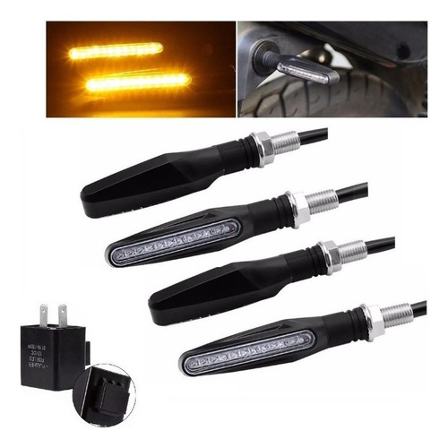 Luz De Señal De Tira Led Para Motocicleta