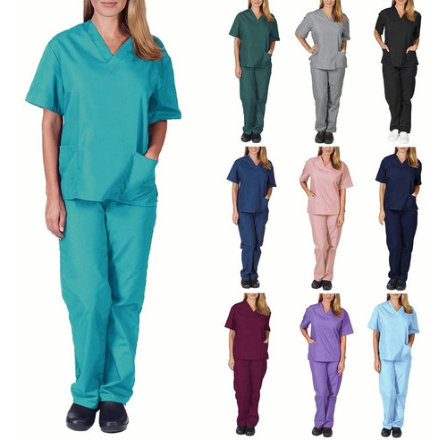 Uniforme Medico Quirúrgico Para Dama Pijama Mujer