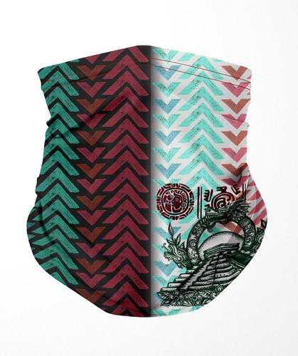 Doxe Bandana Pirámide Quetzalcóatl Verde