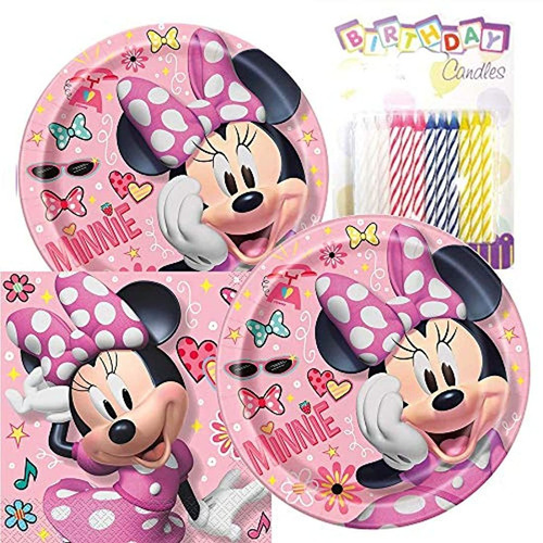 Paquete De Fiesta Temático Minnie Mouse