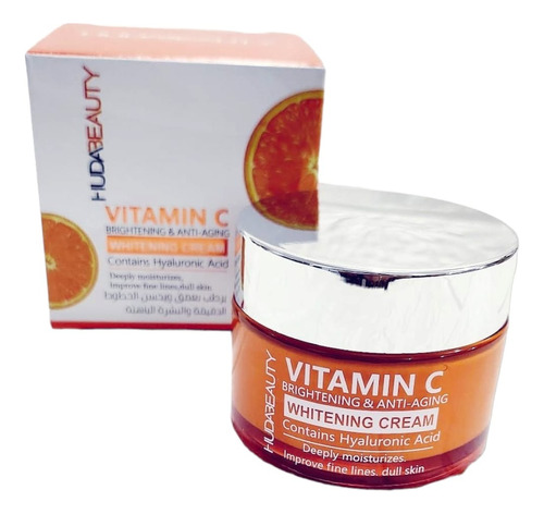 Crema Vitamina C Aclarante Piel Acido Hialuronico Antiedad Momento de aplicación Día/Noche Tipo de piel Mixta