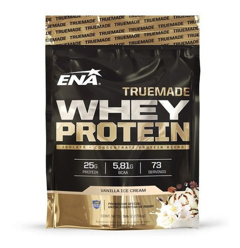 Proteína En Polvo Whey Protein Ena True Made 5 Lb Sabor Vainilla