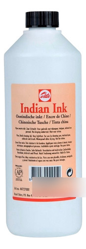 Tinta De Dibujo Profesional Talens Indian Ink Tattoo 490ml