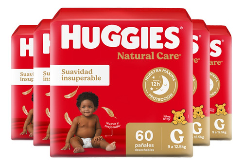 Pañales Huggies Supreme Care Cuidado Superior Pack X5