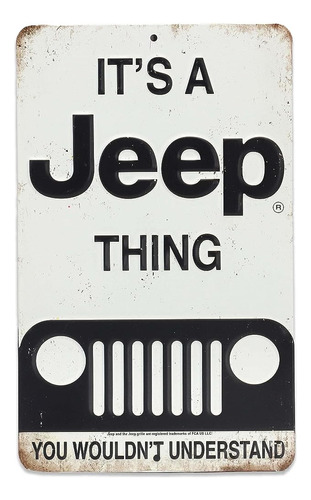 Open Road Brands Jeep Es Una Cosa De Jeep Señal De Metal En 