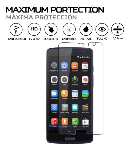 Protector Pantalla Antishock Para Ecoo E04 Lite