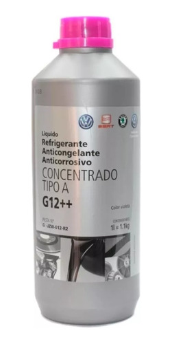 Liquido Refrigerante Anticongelante Vw Audi G12 Original 1lt