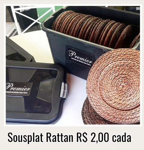 Imagem 8 de 10 de Aluguel Locação Cadeiras Tiffany Mesas Sousplats Rattan Puff