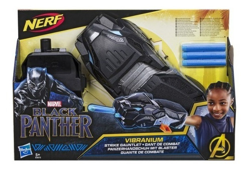 Nerf Vibranium Guante De Combate Black Panther Marvel