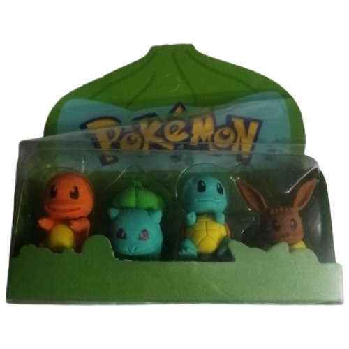 Set De Goma De Borrar Pokémon  Elige Tus Personajes