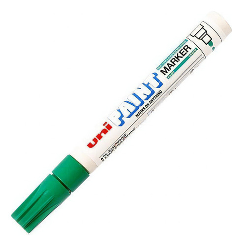 Marcador Pintura Uni Paint Px-20 Permanente Color Verde