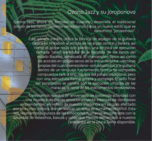 Imagen 5 de 9 de Guarapiche Blues Ozono Jazz + María Rivas - Música Ecológica