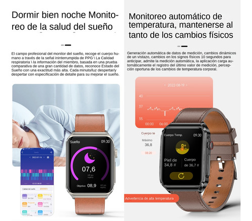 Reloj Inteligente Blood Sugar Con Nfc (responder/llamar)