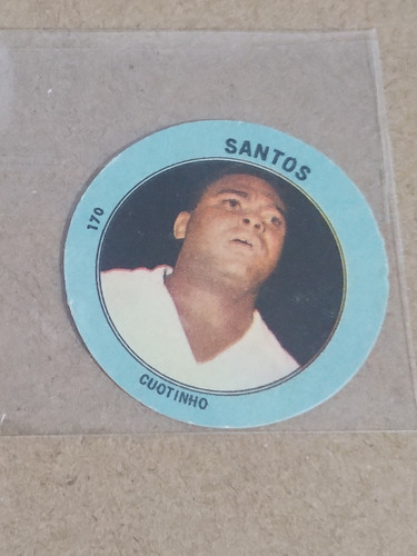 Figurita Año 1965 Santos  Cuotinho 