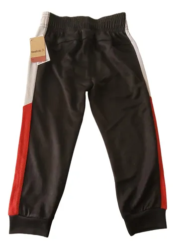 Pantalon Buzo Niño Reebok Talla 4 Color Negro