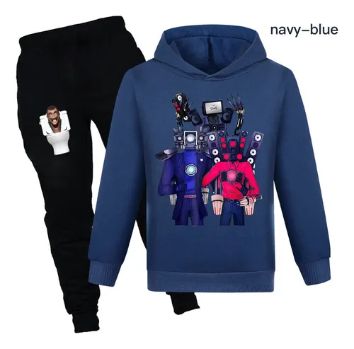 Conjunto De Sudadera Cosplay De Baño Skibidi Toilet Navidad
