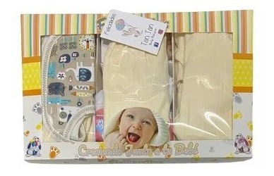 Imagen 2 de 2 de Conjunto Bebe Recien Nacido Algodon 16 Prendas
