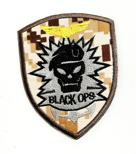 Parche Militar, Tela Velcro, Blackops