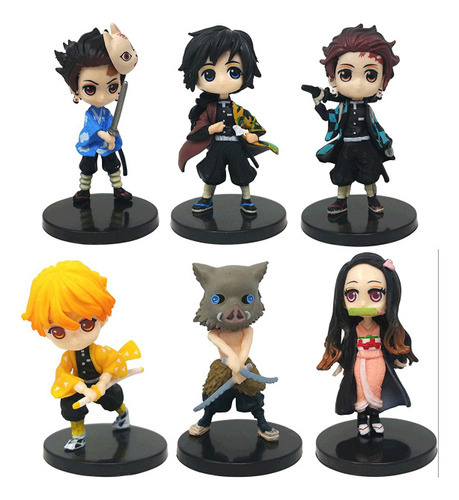 Set Figuras Kimetsu No Yaiba - Demon Slayer