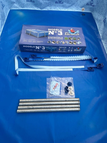 Pileta Estructural Tiburoncito Pelopincho N°3 - 2300 L Agua Tiburonsito (Usado)