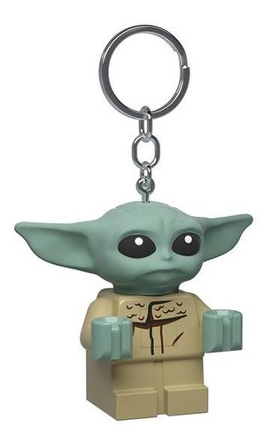 Imagen 2 de 5 de Llavero Con Luz Baby Yoda Star Wars