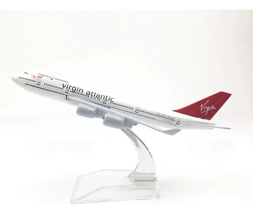 Avion De Colección Virgin B747 A Escala 1:400 De Metal 