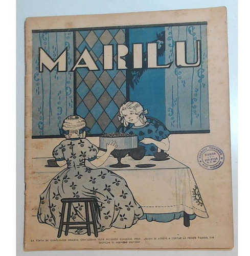 Historieta Marilu 93 Año Ii Fecha 13 De Diciembre 1934