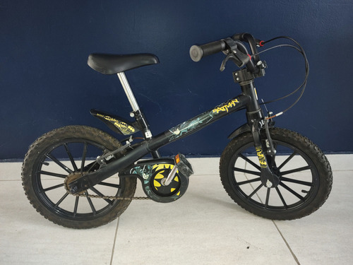 Bicicleta Infantil Aro 16  Bandeirante Batman