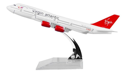 Miniatura Boeing 747-400 Virgin Atlantic - 16 Cm