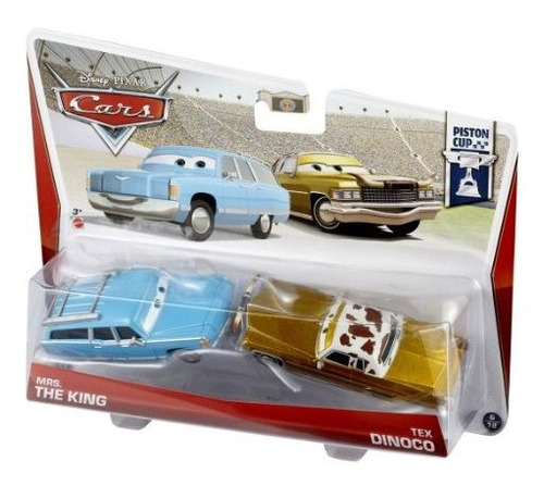 Disneypixar Cars Mrs The King Y Tex Dinoco Diecast Vehicle 2