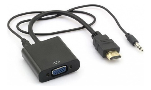 Adaptador Hdmi M/ Vga H C/audio Xtreme - Cetificado 100%