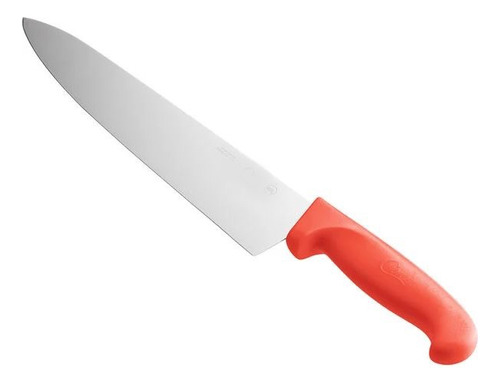 Cuchillo Cheff 10 Pulgadas Mango Polipropileno Rojo