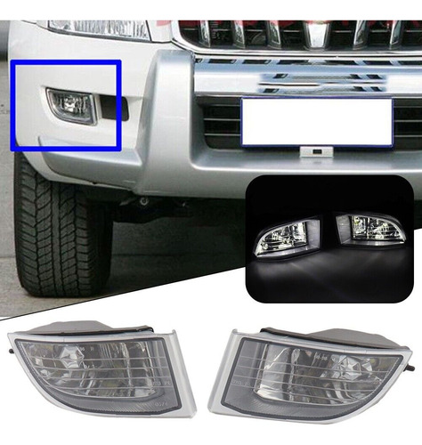 Faros Antiniebla Toyota Prado Land Cruiser Fj120 2002 - 2009