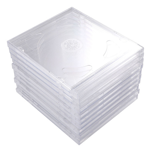 10 Fundas Transparentes Para Dvd, Cajas De Almacenamiento De