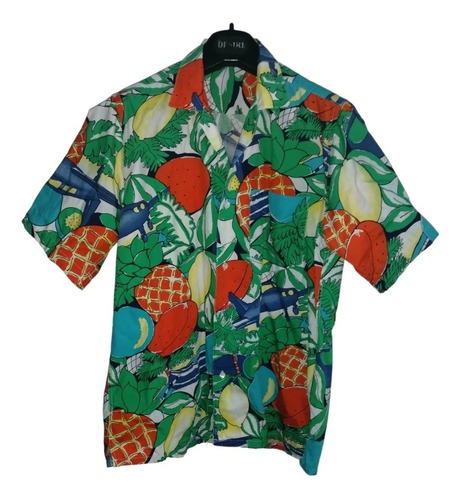 Camisa Aloha Vintage Izod Lacoste Para Caballero! * M *