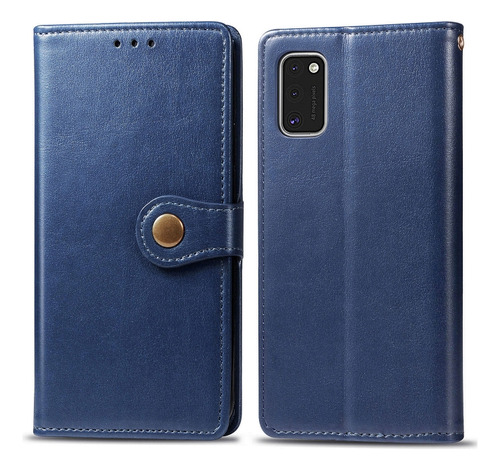 Funda Para Teléfono Galaxy A41, Retro, De Piel, Color Liso,