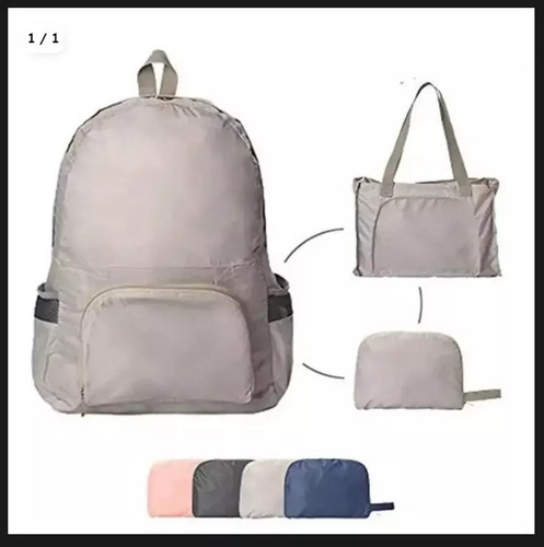 Morral Maleta Bolso Mujer Y Niña Plegable 3 En 1