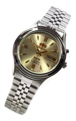Relógio Orient Masculino Automático Aço Médio Femo301wc9