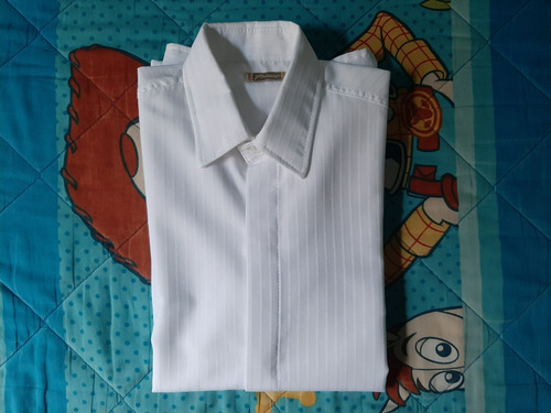 Camisa Blanca Labrada - Talle 14 - Niño/adolescente - Usado
